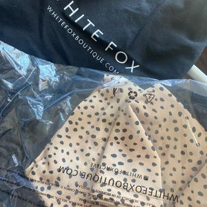 NWT Sarah’s Day white fox activewear